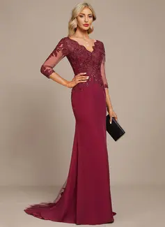 Kjole Maxi i Chiffon