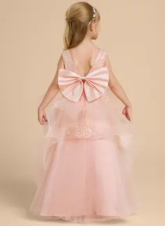 Kjole Ballkjole/Prinsesse i Tyll med paljetter