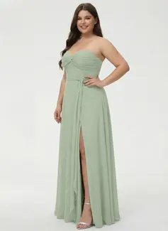 A-line Off the Shoulder Ruffle Chiffon Dress