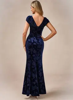 Trumpet/Mermaid Sweetheart Floor-Length Velvet Evening Dress 