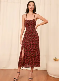 Chiffon Midi Dress