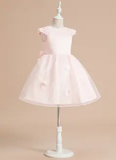 Ball-Gown/Princess Bow Tulle Dress