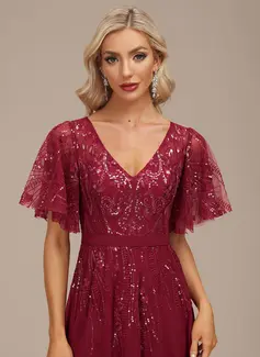 Kjole Maxi i Chiffon