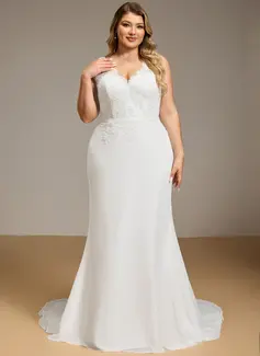 Robe sirène en dentelle