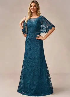 Kjole Maxi i Blonder