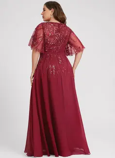 Kjole Maxi i Chiffon