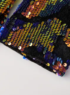 Sequin 2 Piece Single Breasted Men's Prom Tuxedo Suit 