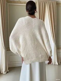 Knit Bridal Solid Color Wedding Wrap 