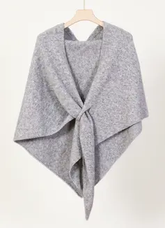 Wool Blends Knit Soft Solid Color Casual Wrap Shawl 