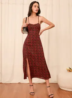 Chiffon Midi Dress