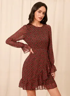 Chiffon Mini Dress