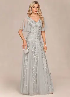 Kleid Maxi aus Spitze