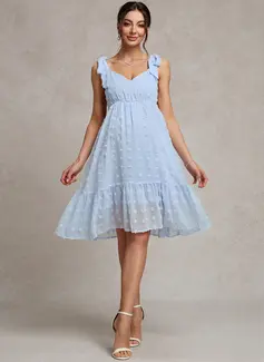 A-line V-Neck Knee-Length Maternity Dresses 