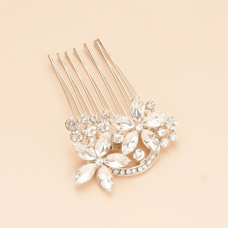 Strass bloem kammen haaraccessoires bruiloft hoofddeksels 