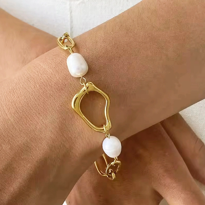 Vintage Irregular Pearl Bracelet 