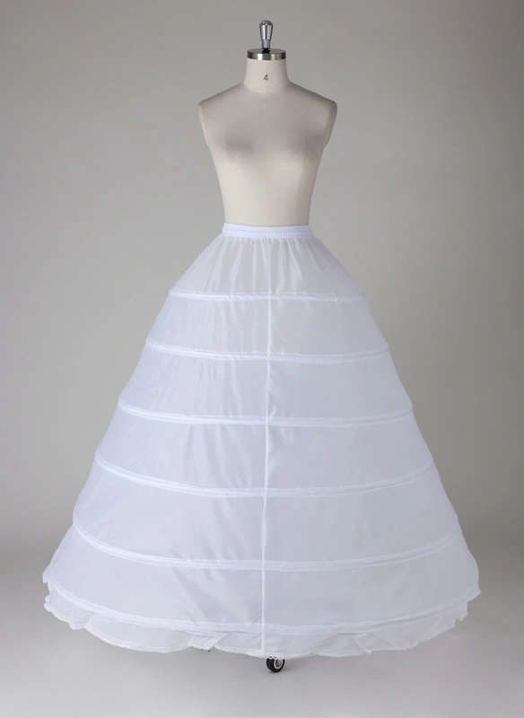 Ballkleid Gleiten Bodenlang 1 Ebene Unterröcke 