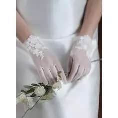 Bout des doigts longueur du poignet dentelle gants