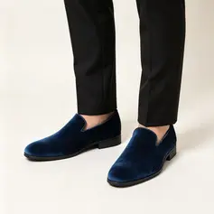 Herren Lässige Schuhe Slipper Business Täglich Veloursleder Schuhe 