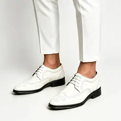 Menn Pen sko derbies Bryllup kunstig lær sko