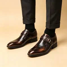 Herren Abendschuhe Slipper Hochzeit Kunstleder Schuhe