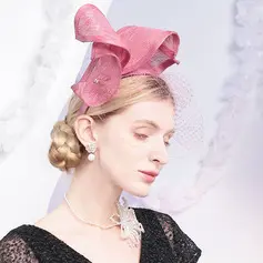 Women's Veil Sinamay Kentucky Derby Fascinators With Headband