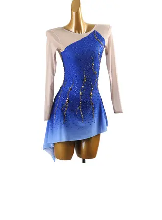 Women's Figure Skating Dresses Rhinestone Competition Dress