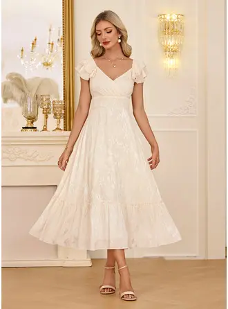 Devorê floral midi vestido