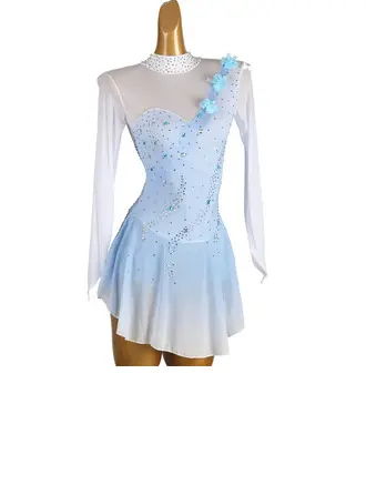 Women's Figure Skating Dresses Rhinestone Competition Dress