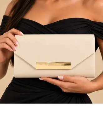 Pochettes décontractée pu à abricot