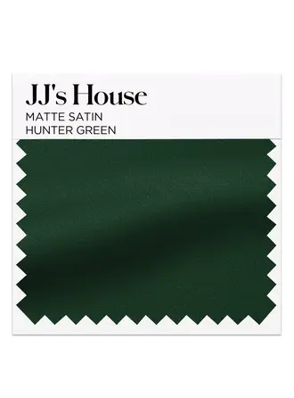 Hunter Green Matte Satin Swatch