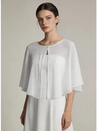 Chiffon casamento estolas