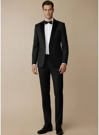 Slim Fit Мужской свадьба 2 шт. 