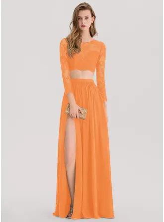 robe de bal orange