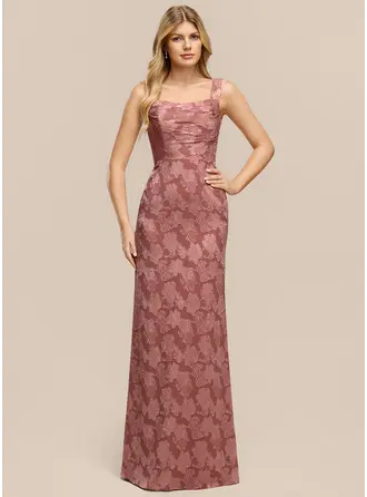 Square Sleeveless Jacquard Dress