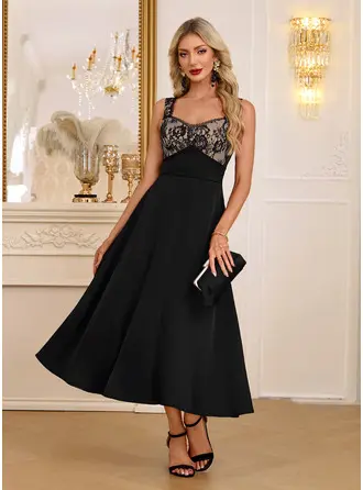 Renda midi vestido