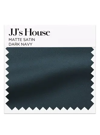 Dark Navy Matte Satin Swatch