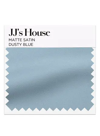 Dusty Blue Matte Satin Swatch