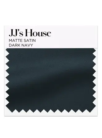 Dark Navy Matte Satin Swatch