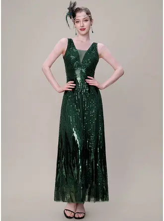 Beaded 1920s Flapper Dresses
