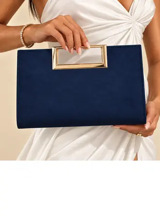 Sacs de soirée décontractée polyester à bleu marine