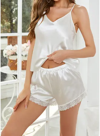 Short Spaghetti Strap Camisole Set 