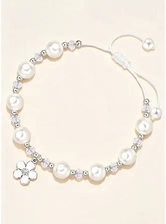Crystal Flower Girl Bracelet