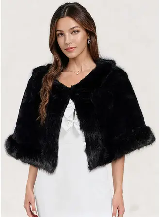 ウール フォーマル 花嫁介添人 ジャケット/ラップ 