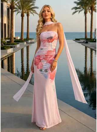 Elastano maxi vestido