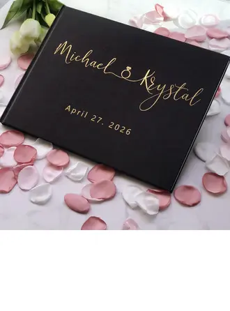 Personlig Klassisk stil Papir Gjestebok 