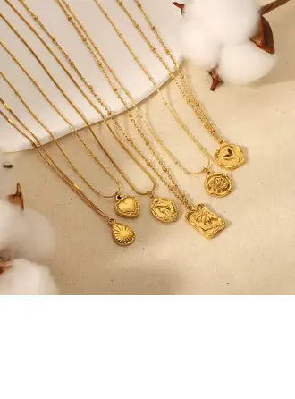 Vintage hängende Halsketten 