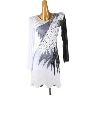 Women's Figure Skating Dresses Rhinestone Competition Dress