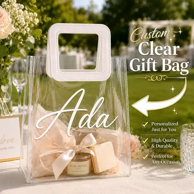1 pc personalizzato confezione regalo / borsa pvc