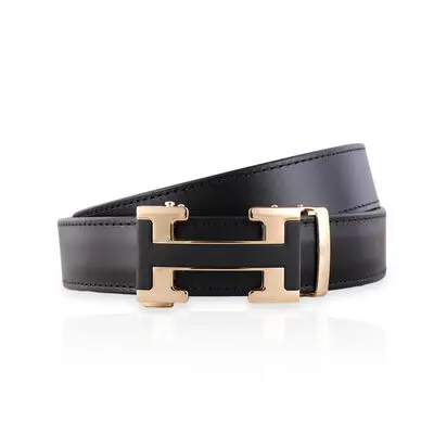 Men's Leather Men's Belt With (Sold in a single piece)