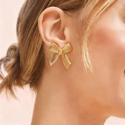 Bowknot brincos 
